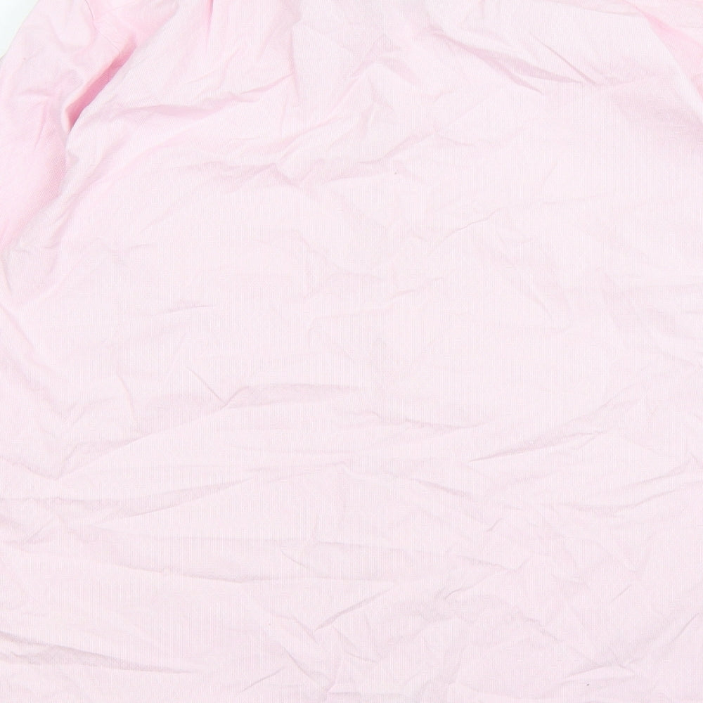 NEXT Mens Pink Check Button-Up Size 15