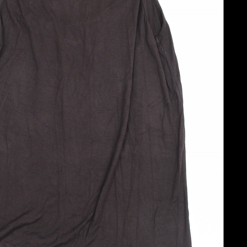 Soon Womens Brown Basic Tank Size 14