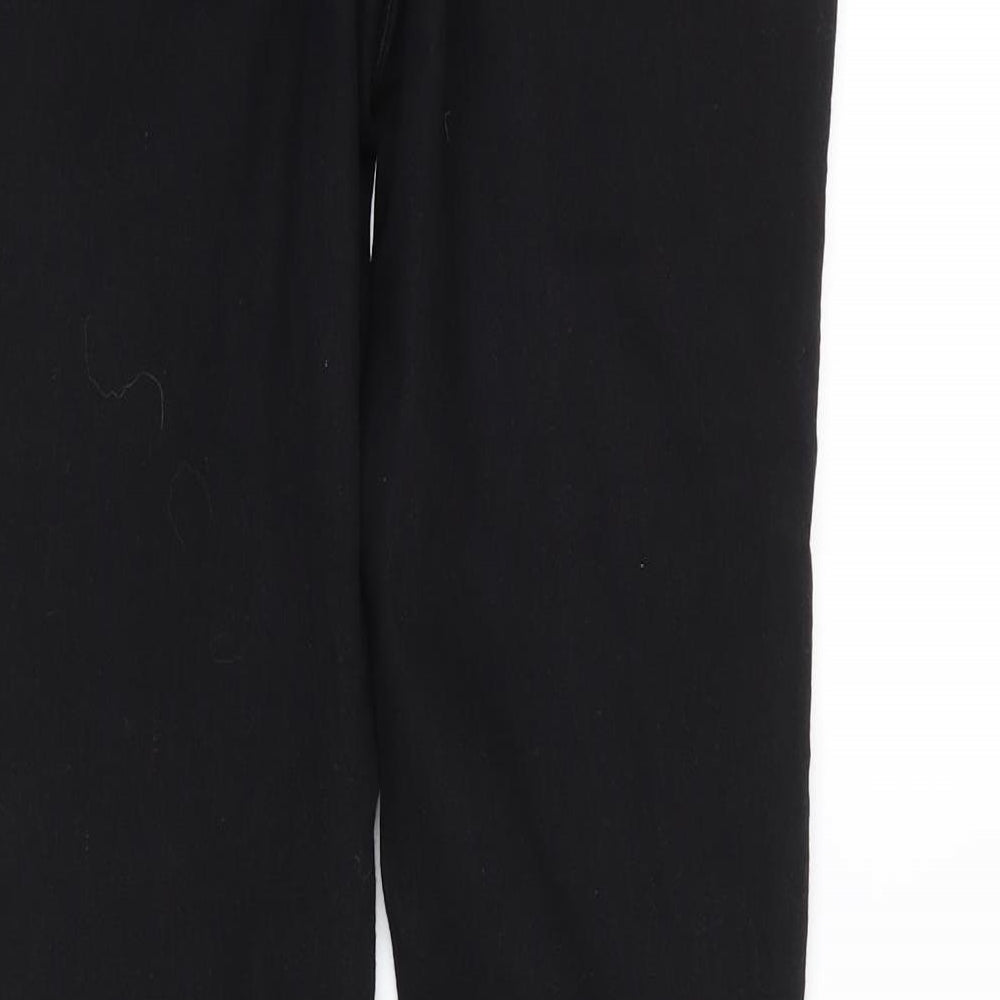 denim co Womens Black Denim Straight Jeans Size 12