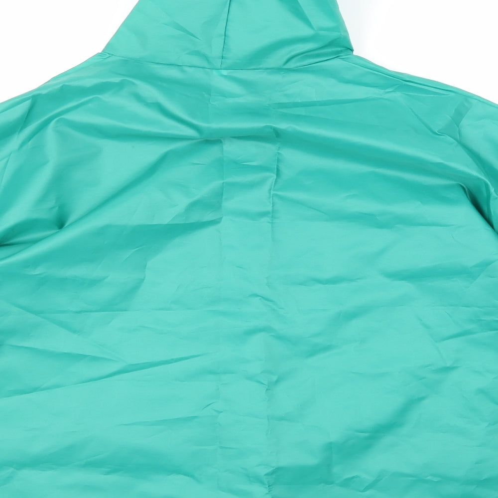 Preworn Mens Green Rain Coat Coat Size M