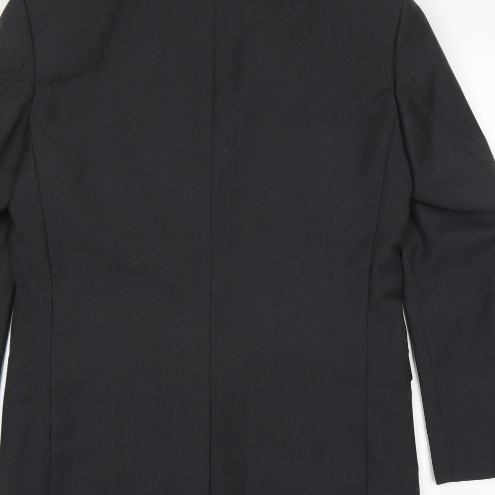 Scopes Mens Grey Jacket Suit Jacket Size 36