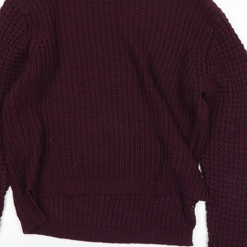 Select Womens Purple Pullover Jumper Size 14