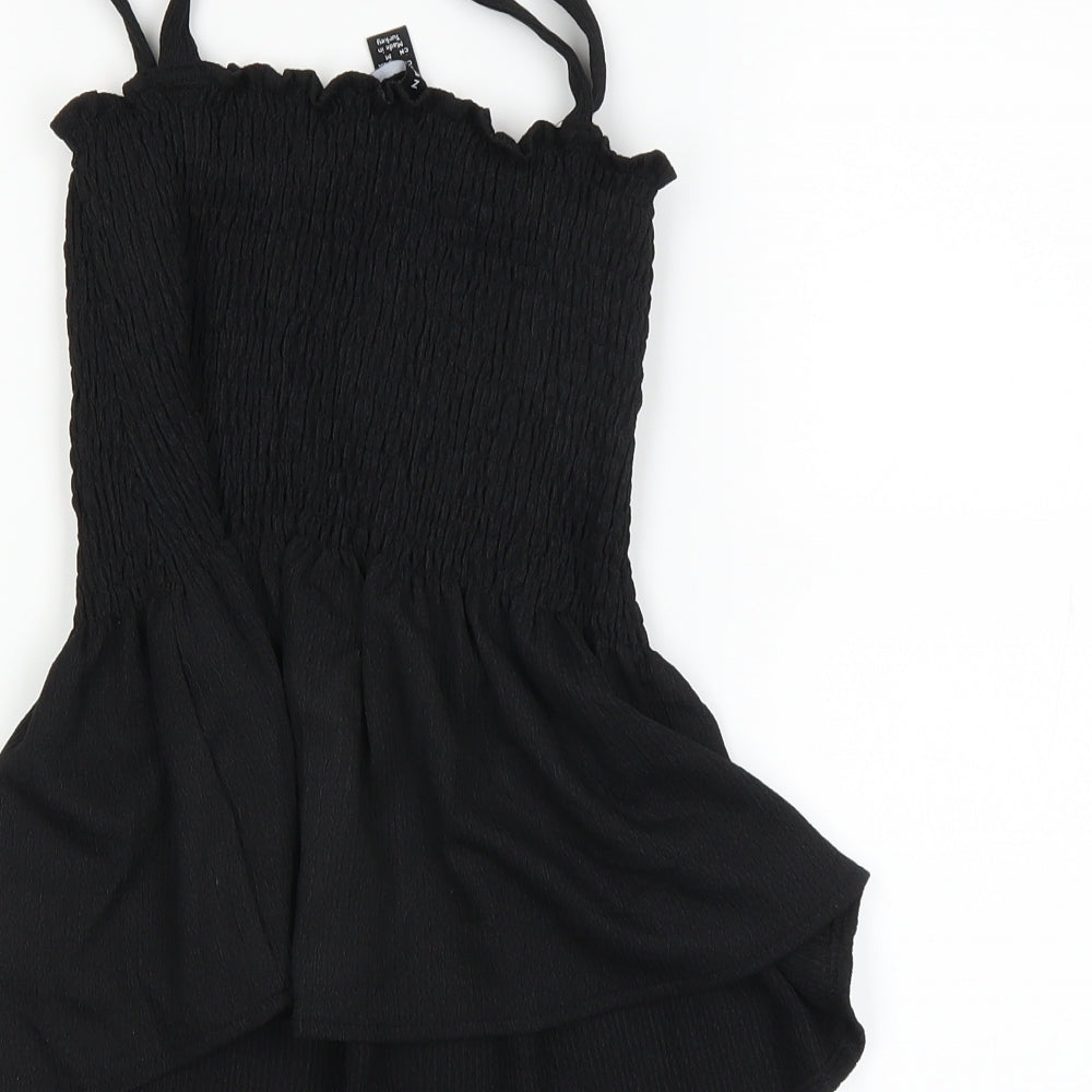 New Look Womens Black A-Line Size 8
