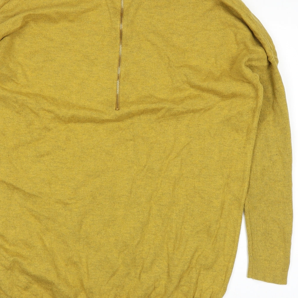Atmosphere Womens Yellow Pullover Jumper Size L