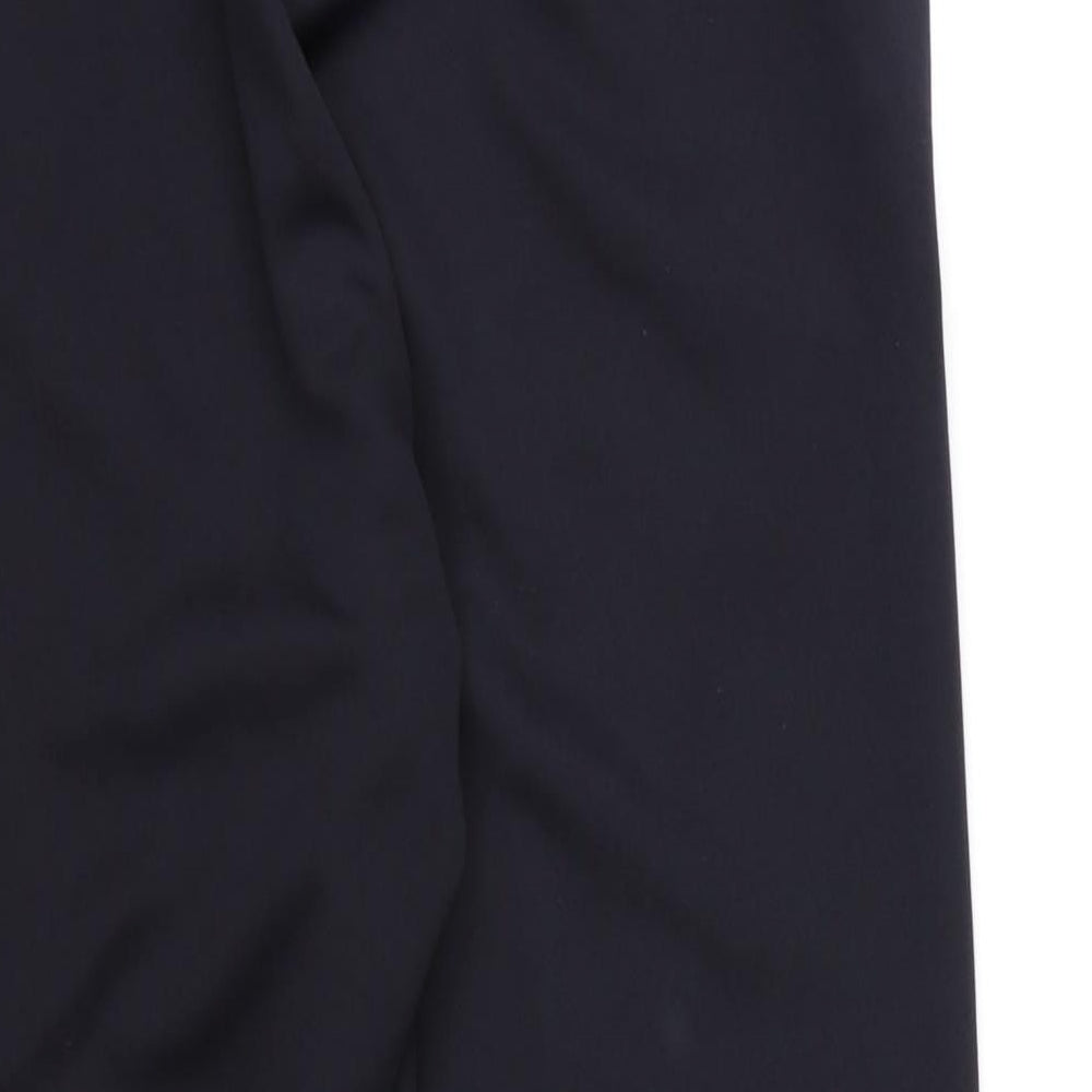 Bonmarché Womens Blue Rayon Trousers Size 12 L24 in