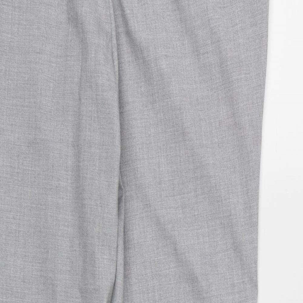 NEXT Womens Grey Rayon Dress Pants Trousers Size 10 L26 in