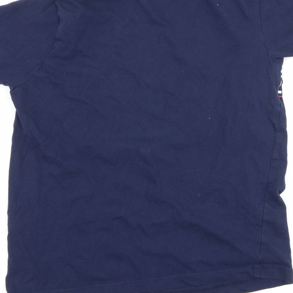 Primark Boys Blue Basic T-Shirt Size 9-10 Years - slogan