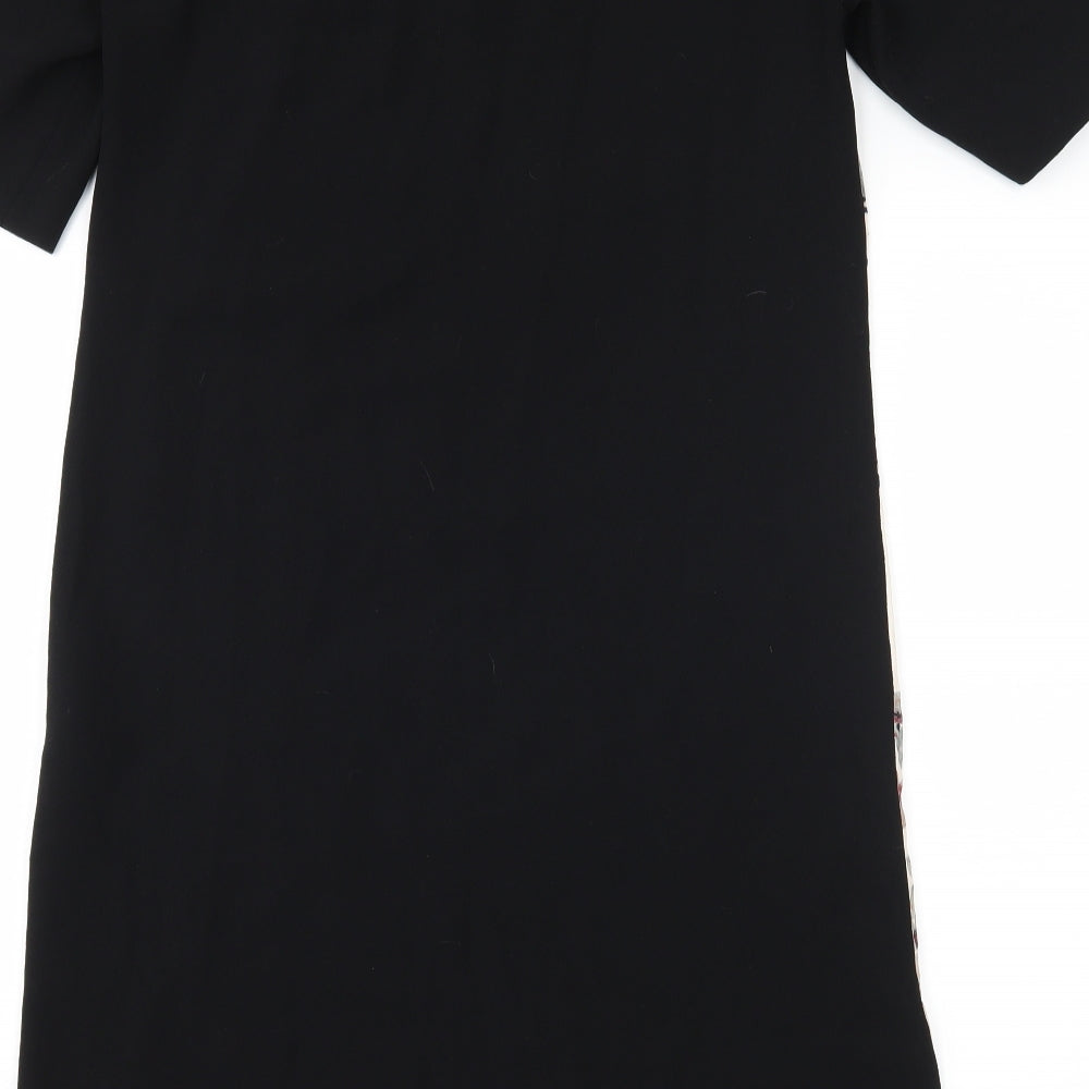 Zara Womens Black Floral Shift Size S