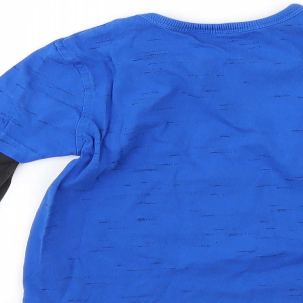 George Boys Blue Basic T-Shirt Size 3-4 Years