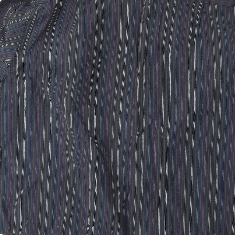ben smith Mens Grey Polka Dot Button-Up Size S