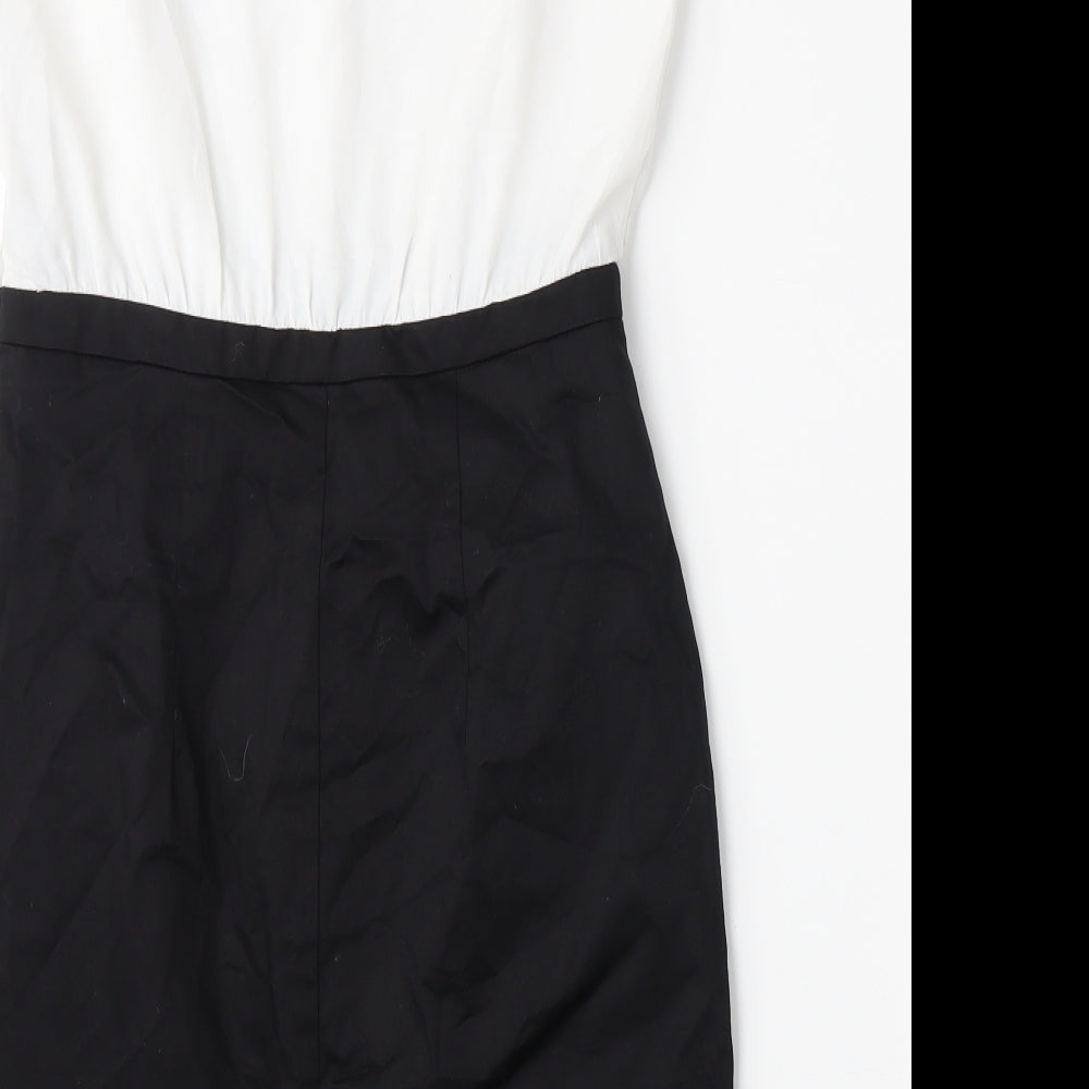 H&M Womens Black Pencil Dress Size 8