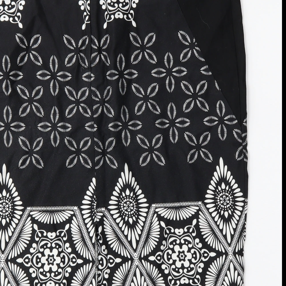 dorophy perkins Womens Black Floral Straight & Pencil Skirt Size 12
