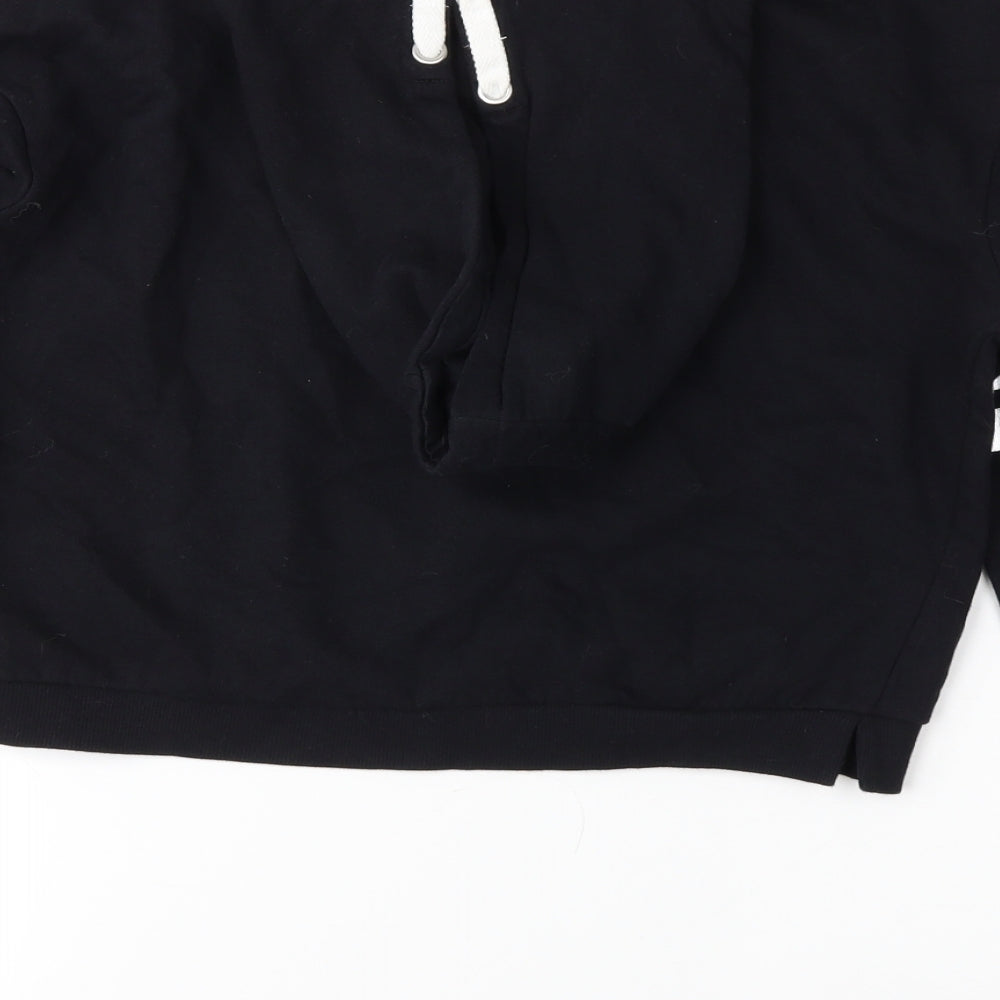 Miss E-vie Girls Black Pullover Hoodie Size 13-14 Years