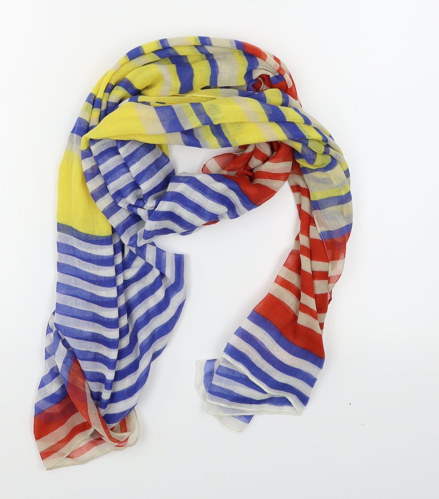 NEXT Womens Blue Striped Shawl/Wrap
