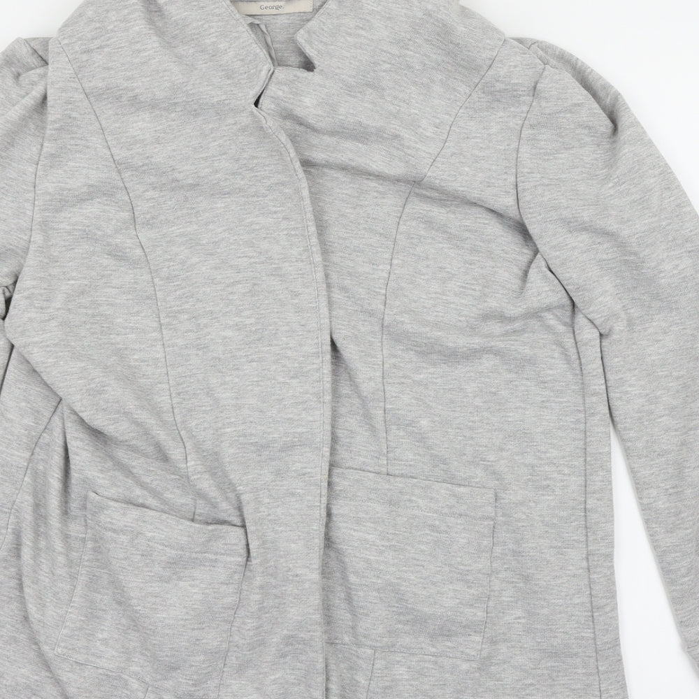 George Womens Grey Wrap Jumper Size 18