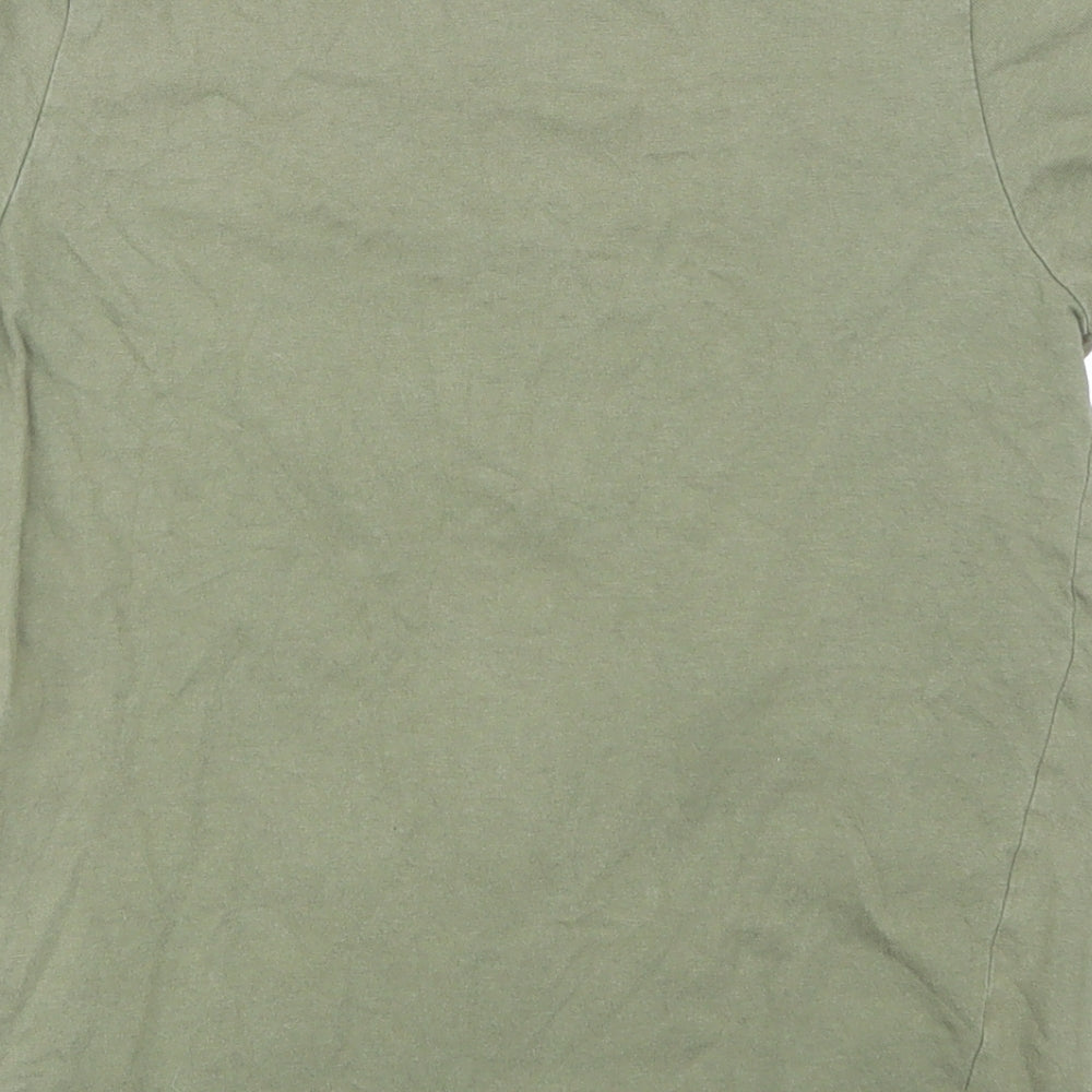Primark Boys Green Basic T-Shirt Size 9-10 Years