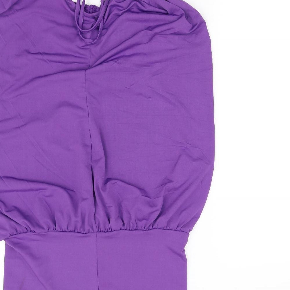 pre worn Womens Purple Fit & Flare Size M