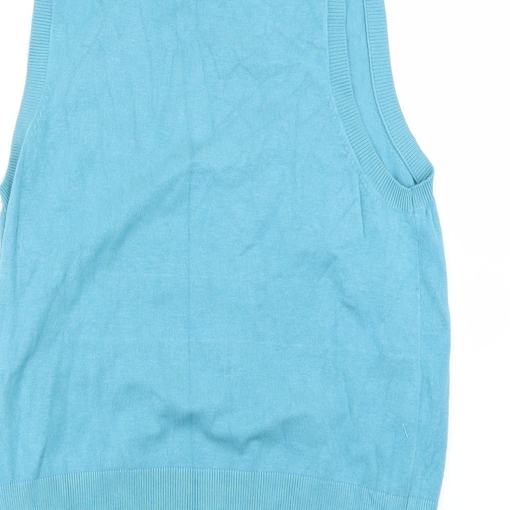 Wallis Womens Blue Basic T-Shirt Size 18