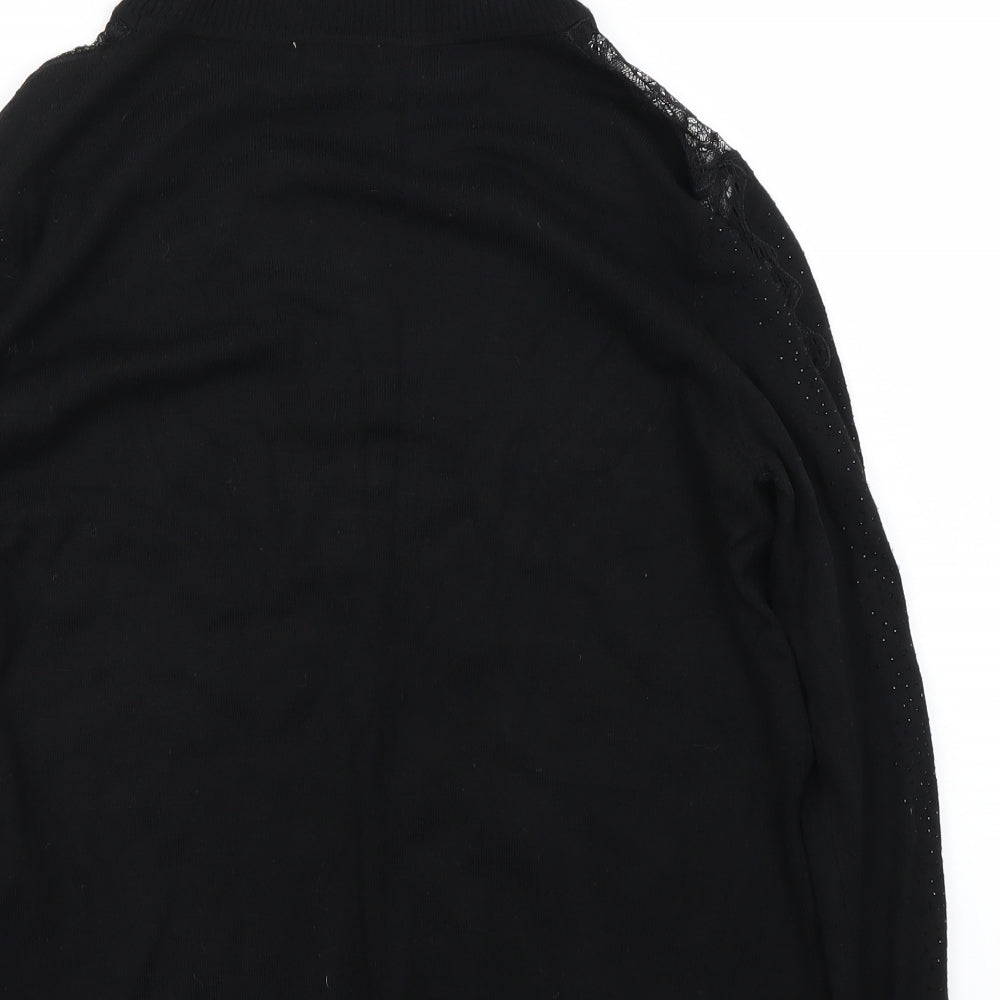 Anthology Womens Black Pullover Jumper Size 14