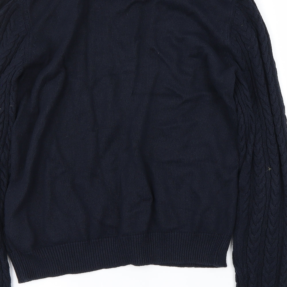 H&M Mens Blue Pullover Jumper Size L