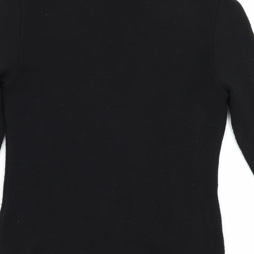 VIP Womens Black Pullover Jumper Size 10
