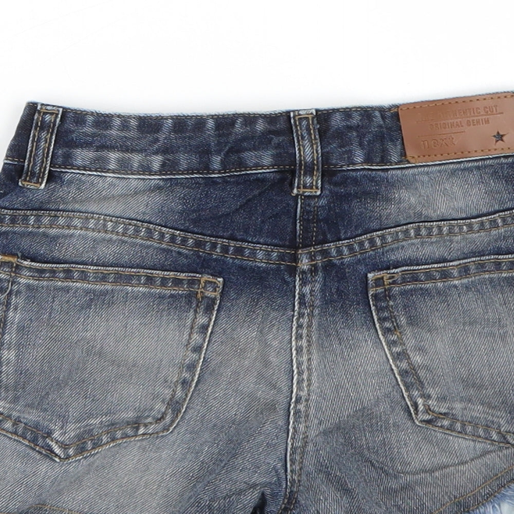 NEXT Girls Blue Bermuda Shorts Size 8 Years
