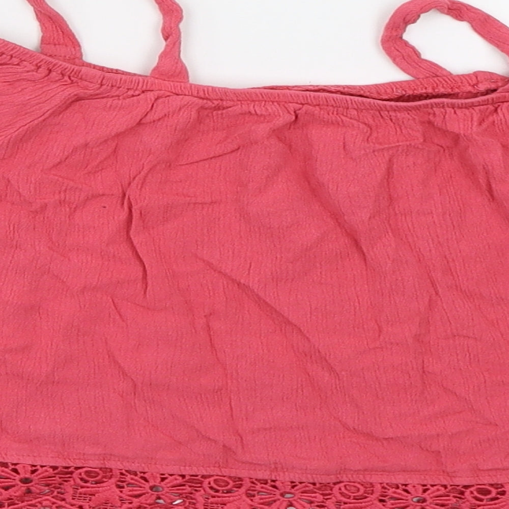 Young Dimension Girls Pink Basic Blouse Size 9-10 Years