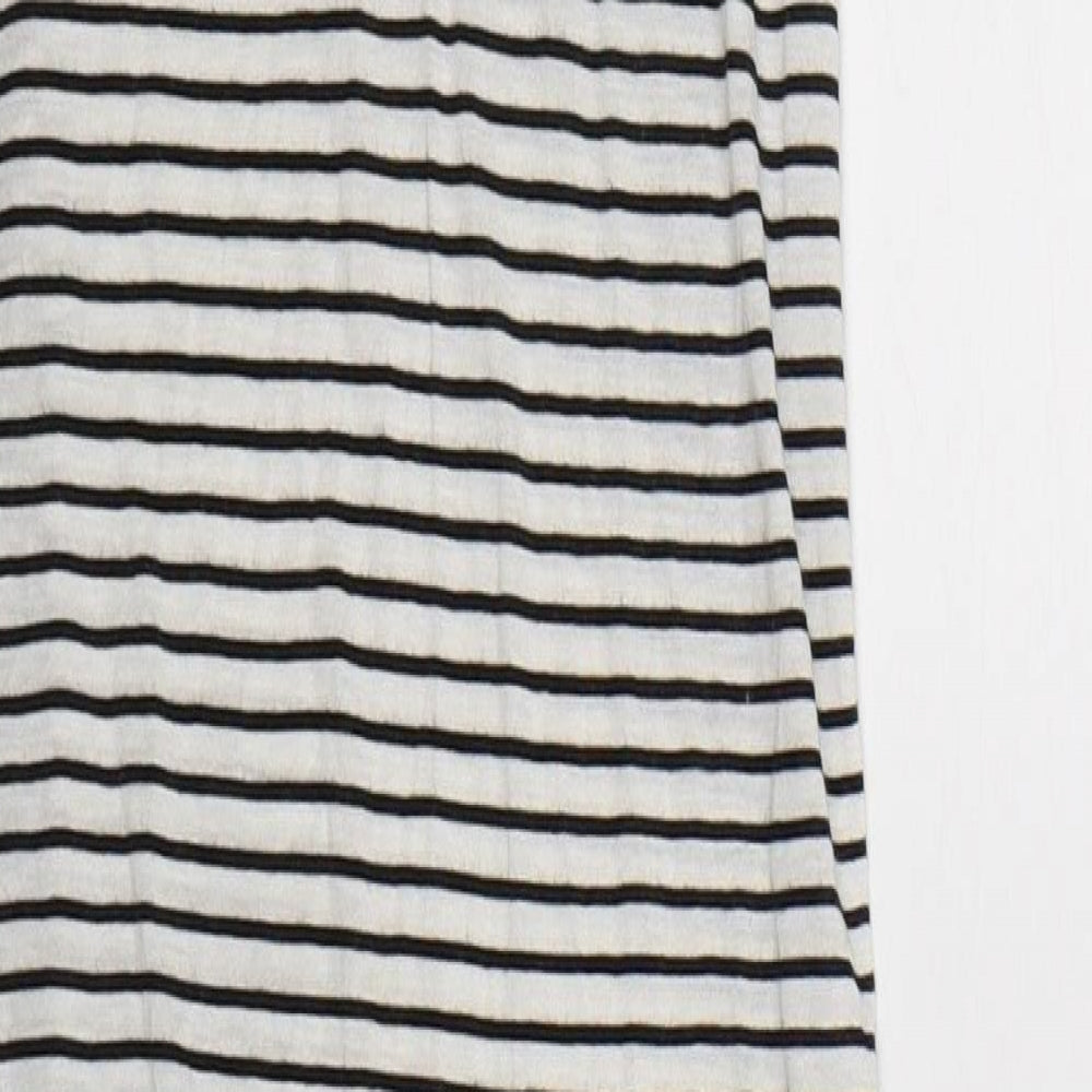 Atmosphere Womens White Striped Tank Dress Size 4