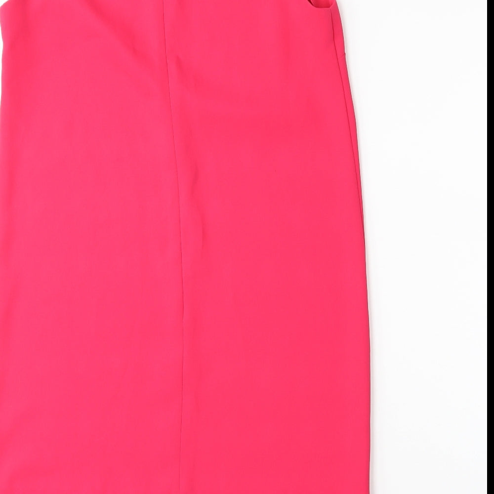 Fluxe Womens Pink Pencil Dress Size 12