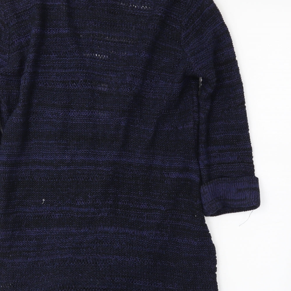 River Island Womens Black Wrap Jumper Size 6