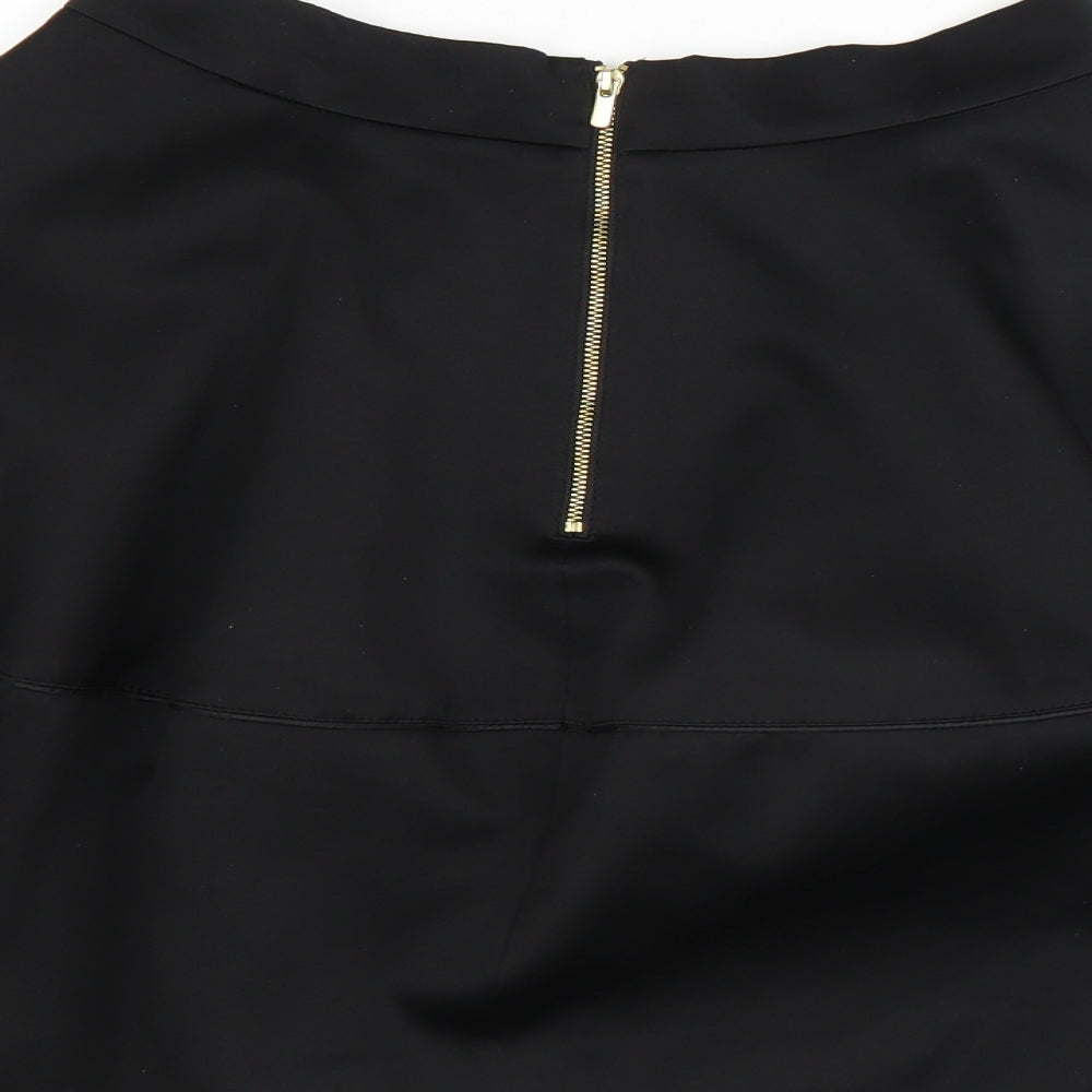H&M Womens Black A-Line Skirt Size 10