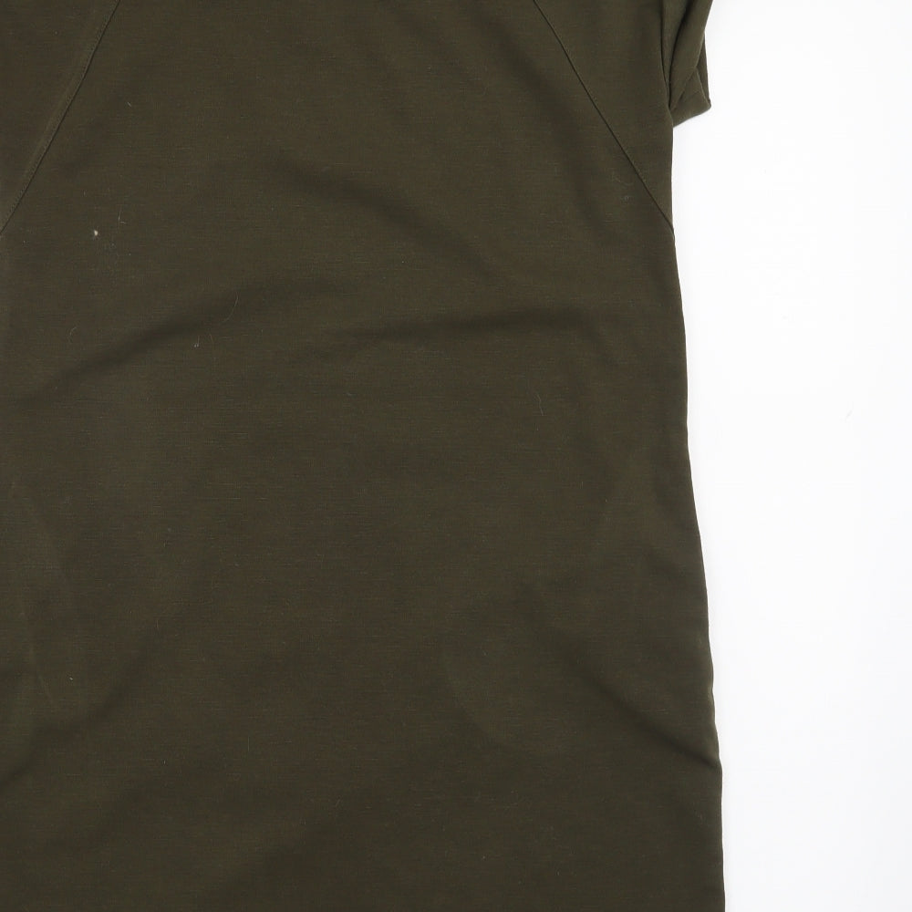 New Look Womens Green A-Line Size 10