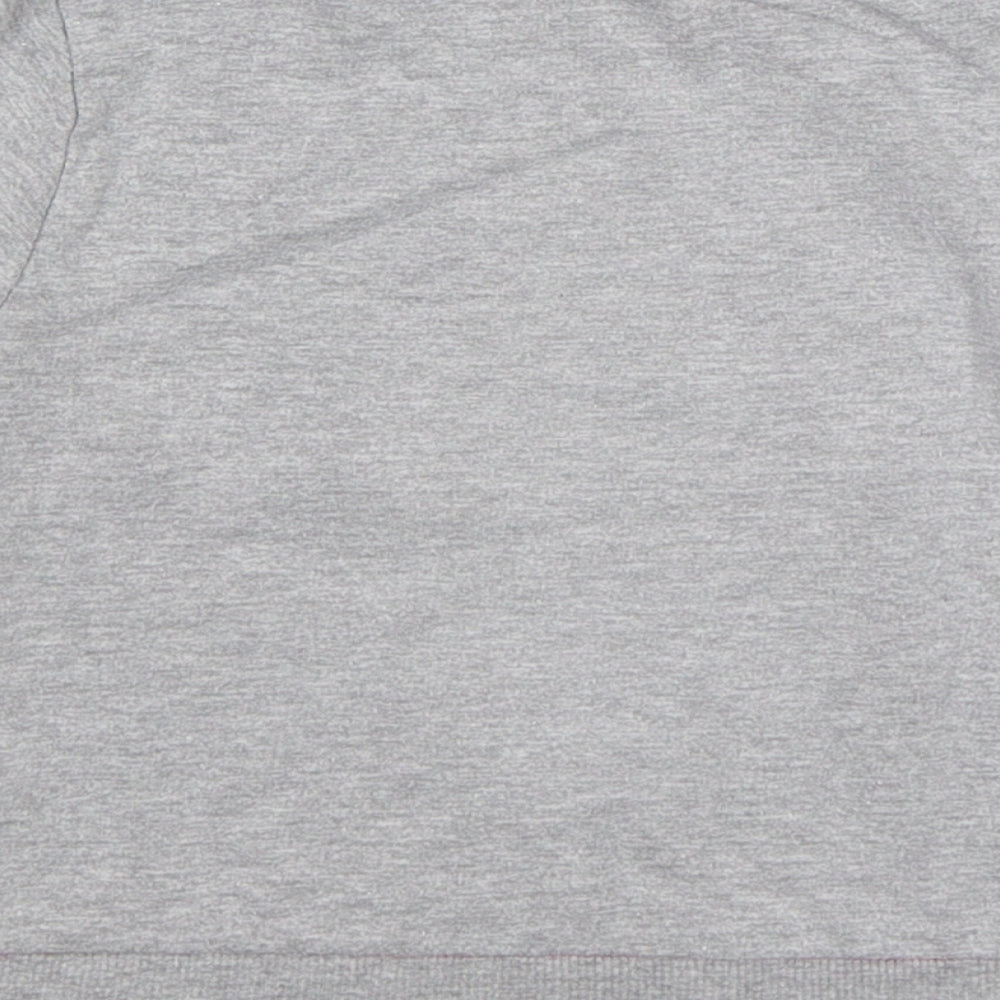evie Girls Grey Jersey Pullover Sweatshirt Size 5 Years - Wake Up Awesome