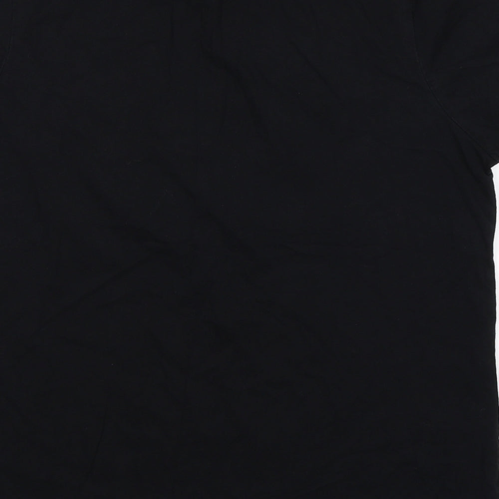 Papaya Womens Black Basic T-Shirt Size 12 - love more