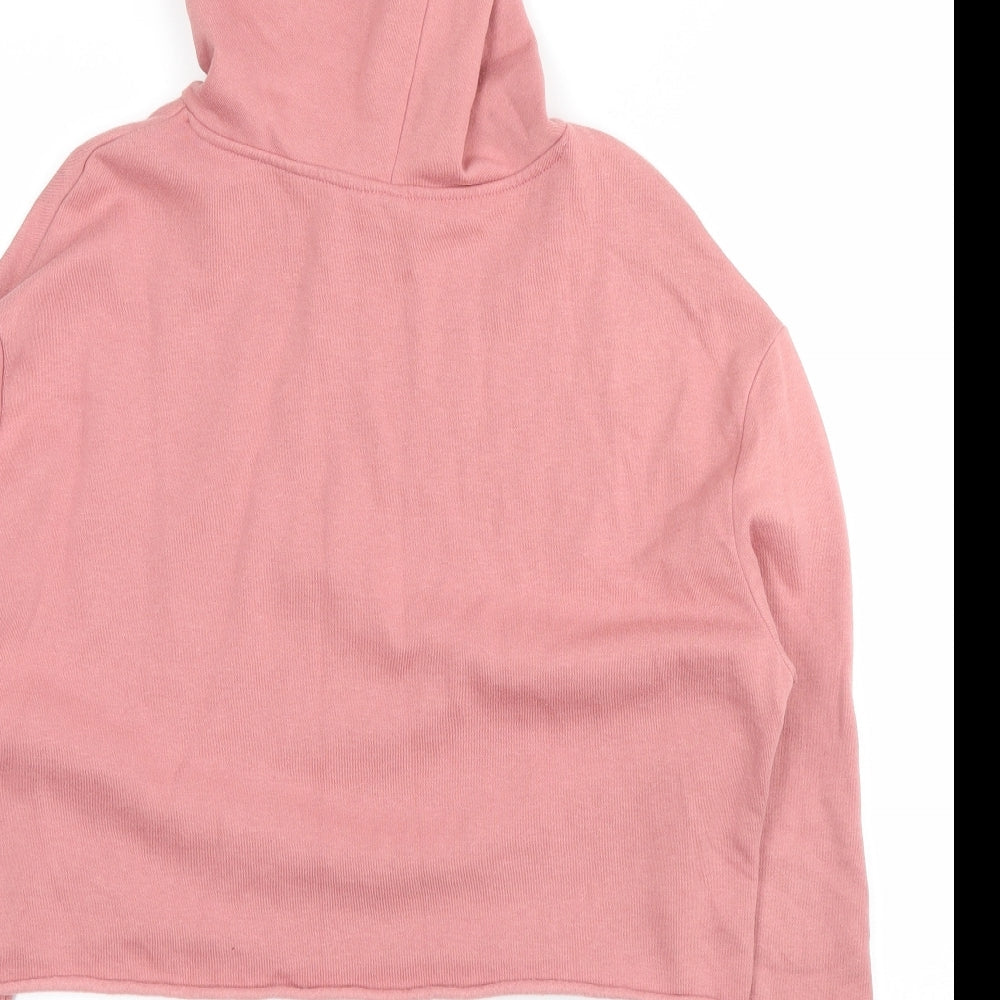 H&M Womens Pink Pullover Hoodie Size M