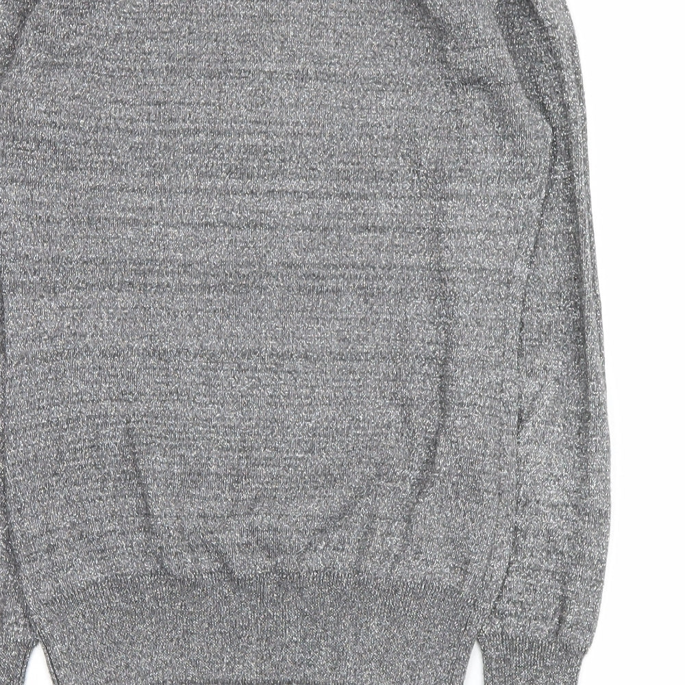 ccgperfect Womens Silver Pullover Jumper Size S