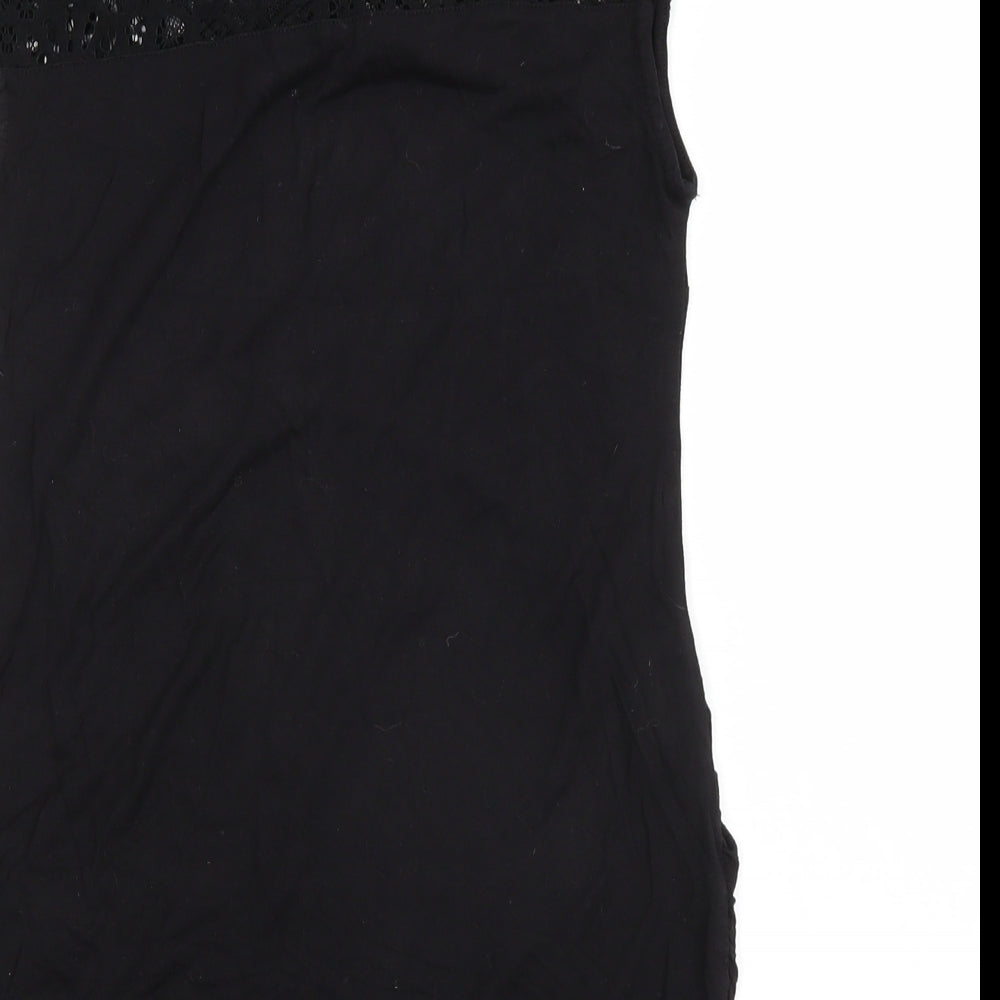 H&M Womens Black Basic T-Shirt Size S