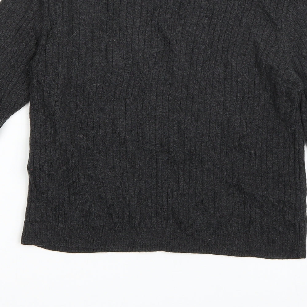 Topshop Womens Grey Pullover Jumper Size 14