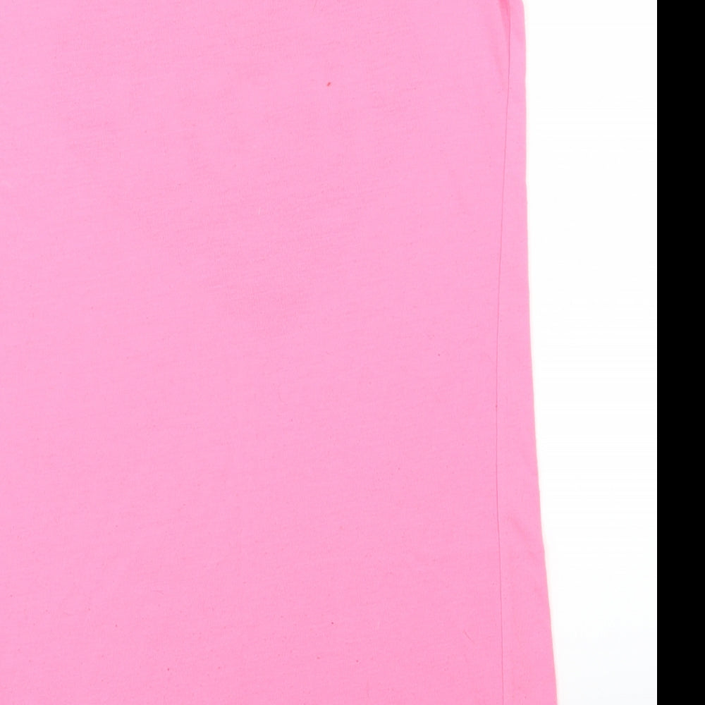 Primark Girls Pink Basic T-Shirt Size 11-12 Years - style icon