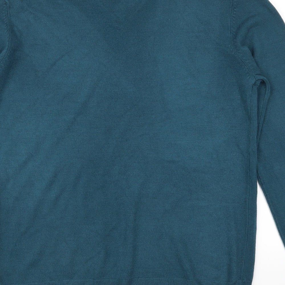 F&F Mens Blue Pullover Jumper Size L