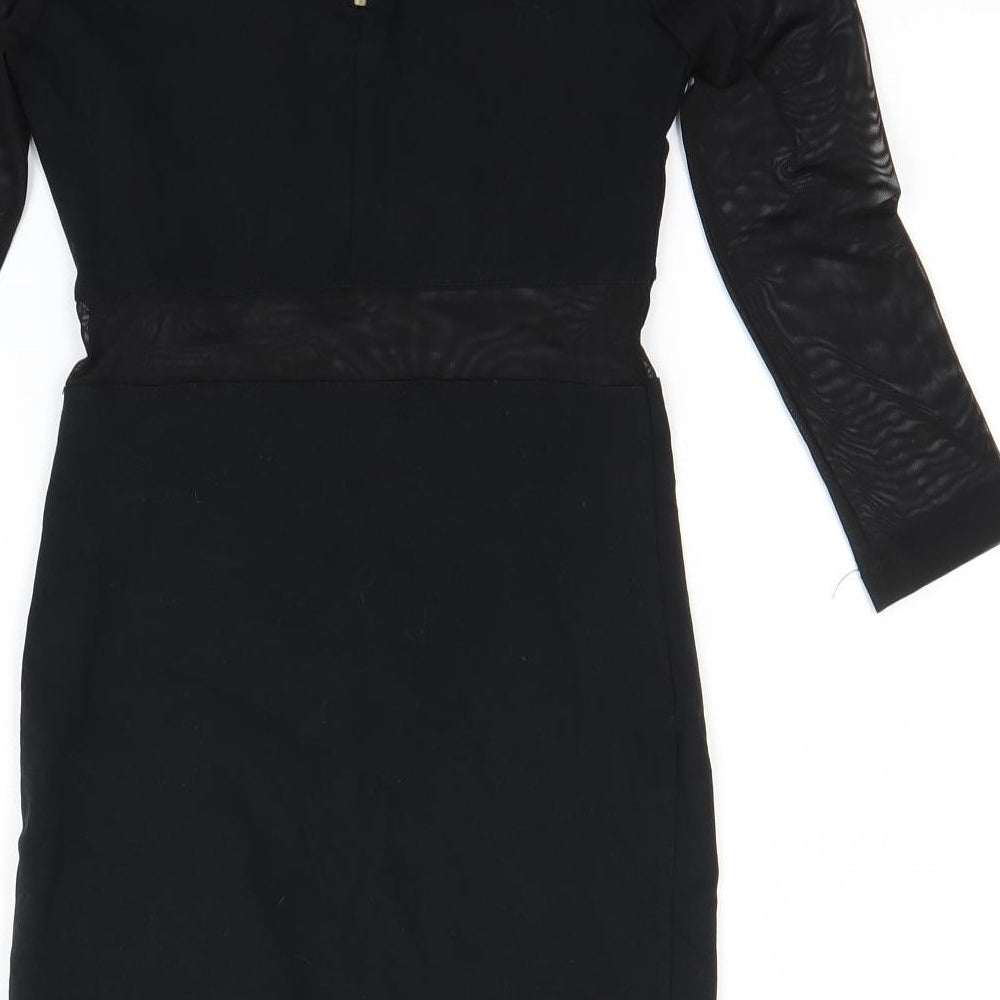 H&M Womens Black Mini Size 4