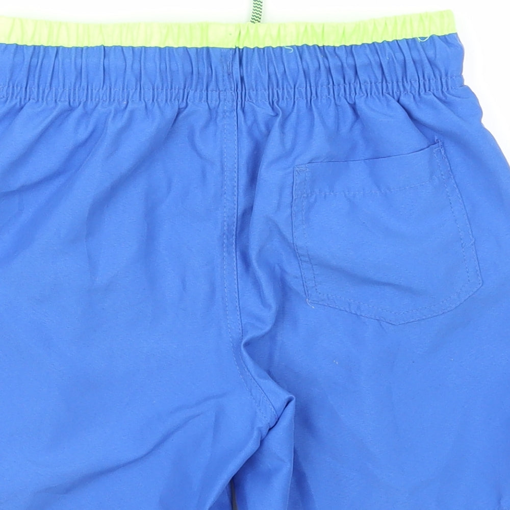 Rebel Boys Blue Bermuda Shorts Size 7-8 Years