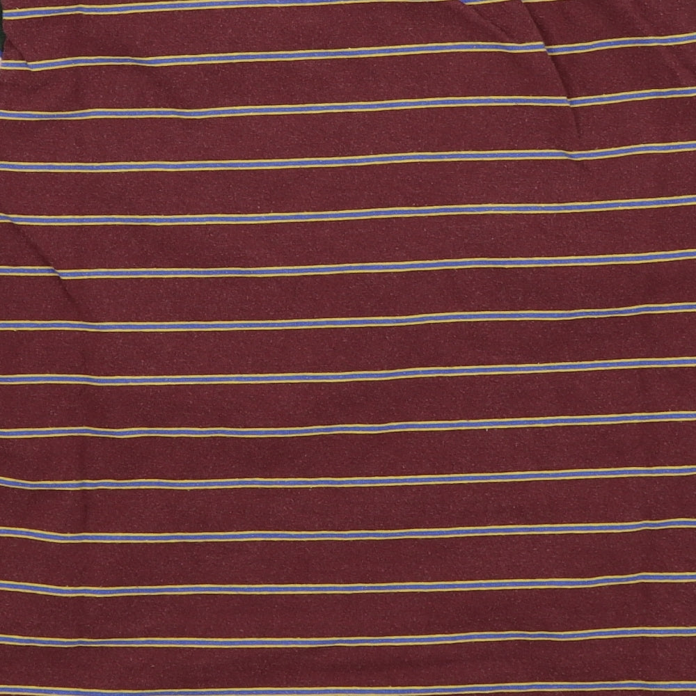 BDG Mens Red Striped T-Shirt Size S