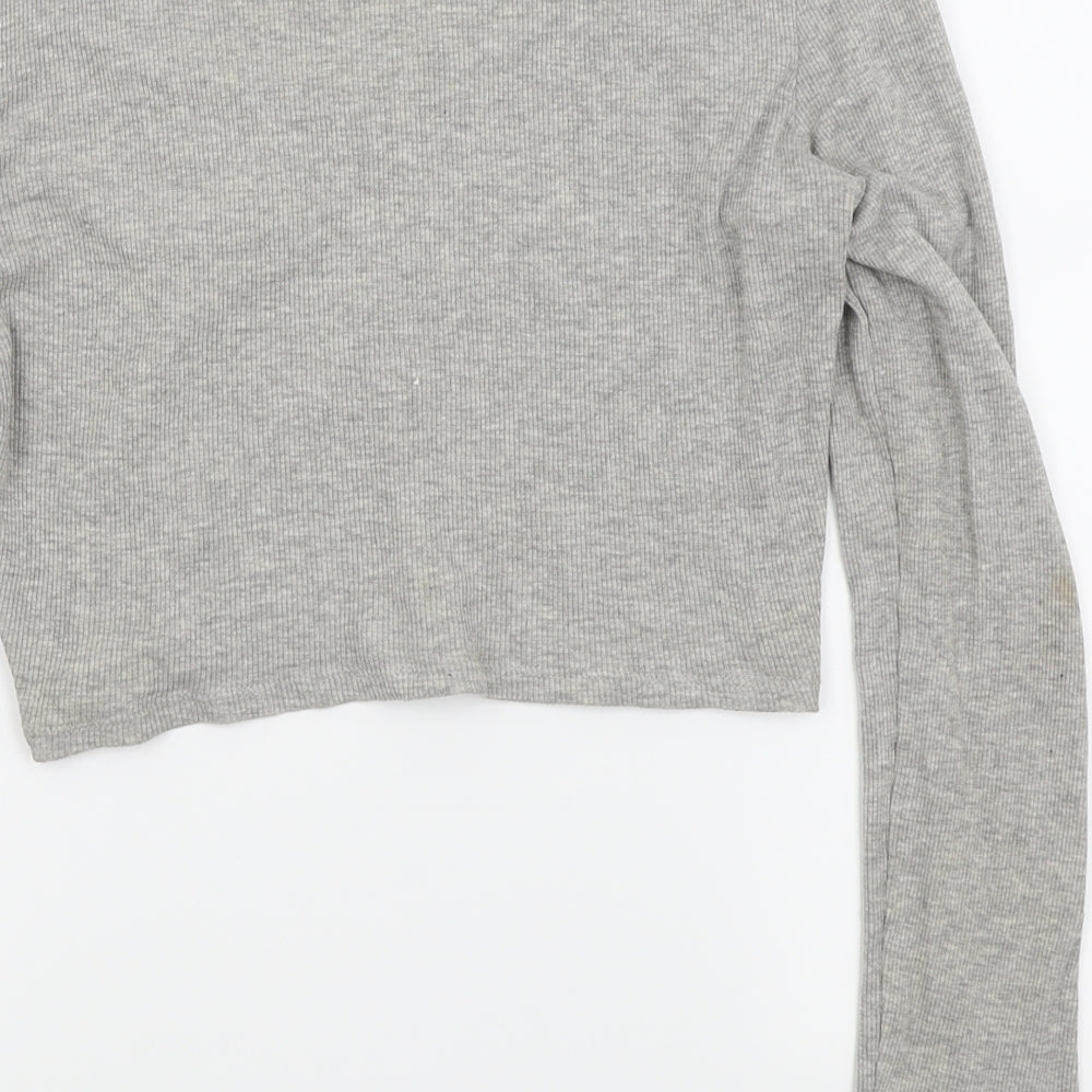 ASOS Womens Grey Basic T-Shirt Size 14