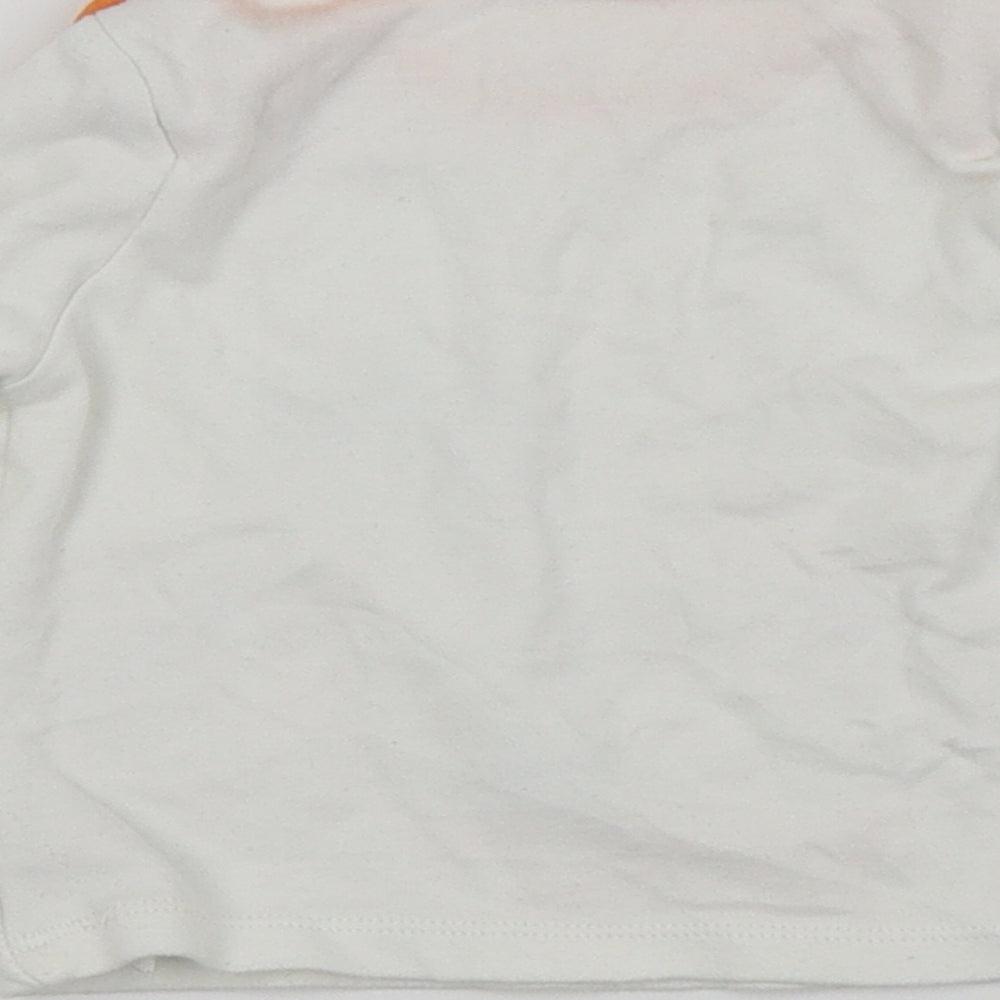 Nutmeg Boys Silver Animal Print Basic Polo Size 12-18 Months