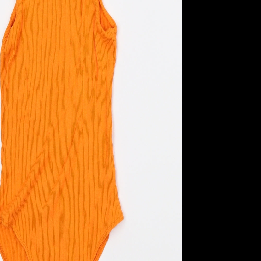 Primark Womens Orange Leotard One-Piece Size S