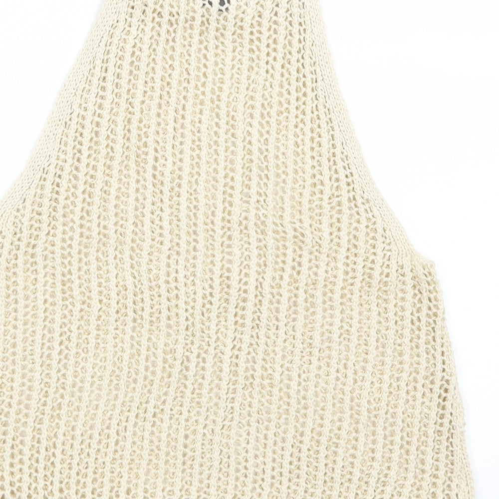 Primark Womens Beige Pullover Jumper Size 10