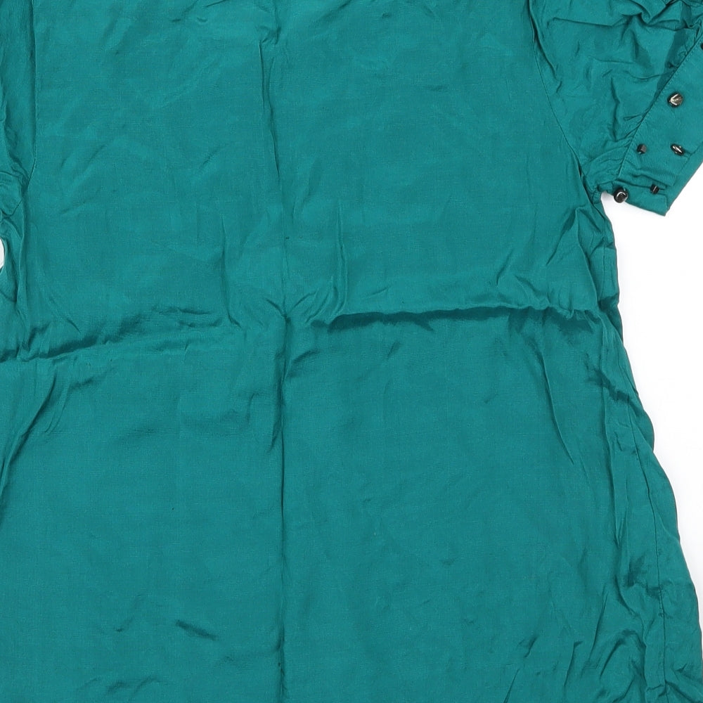 Et Vous Womens Blue Basic T-Shirt Size 8