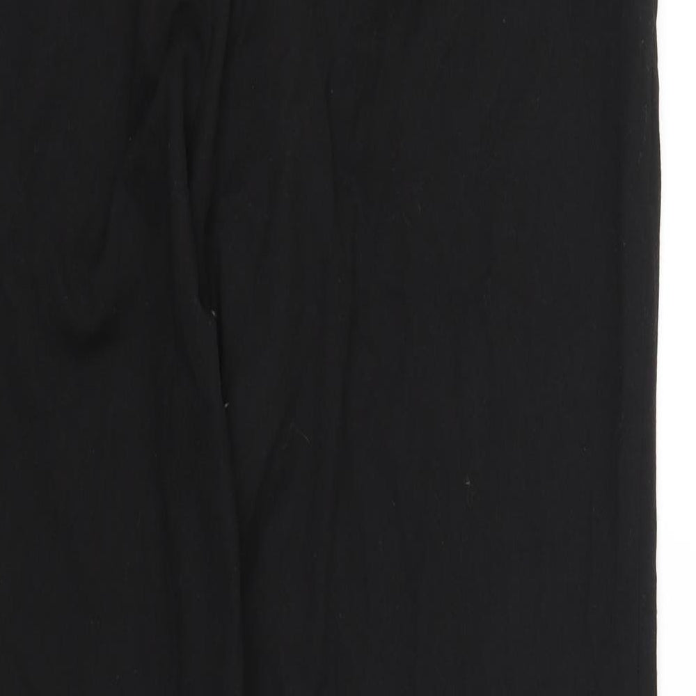Marks and Spencer Womens Black Trousers Size 36 in L28 in