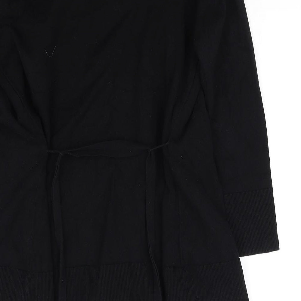 Petite Collection Womens Black Pullover Jumper Size 10